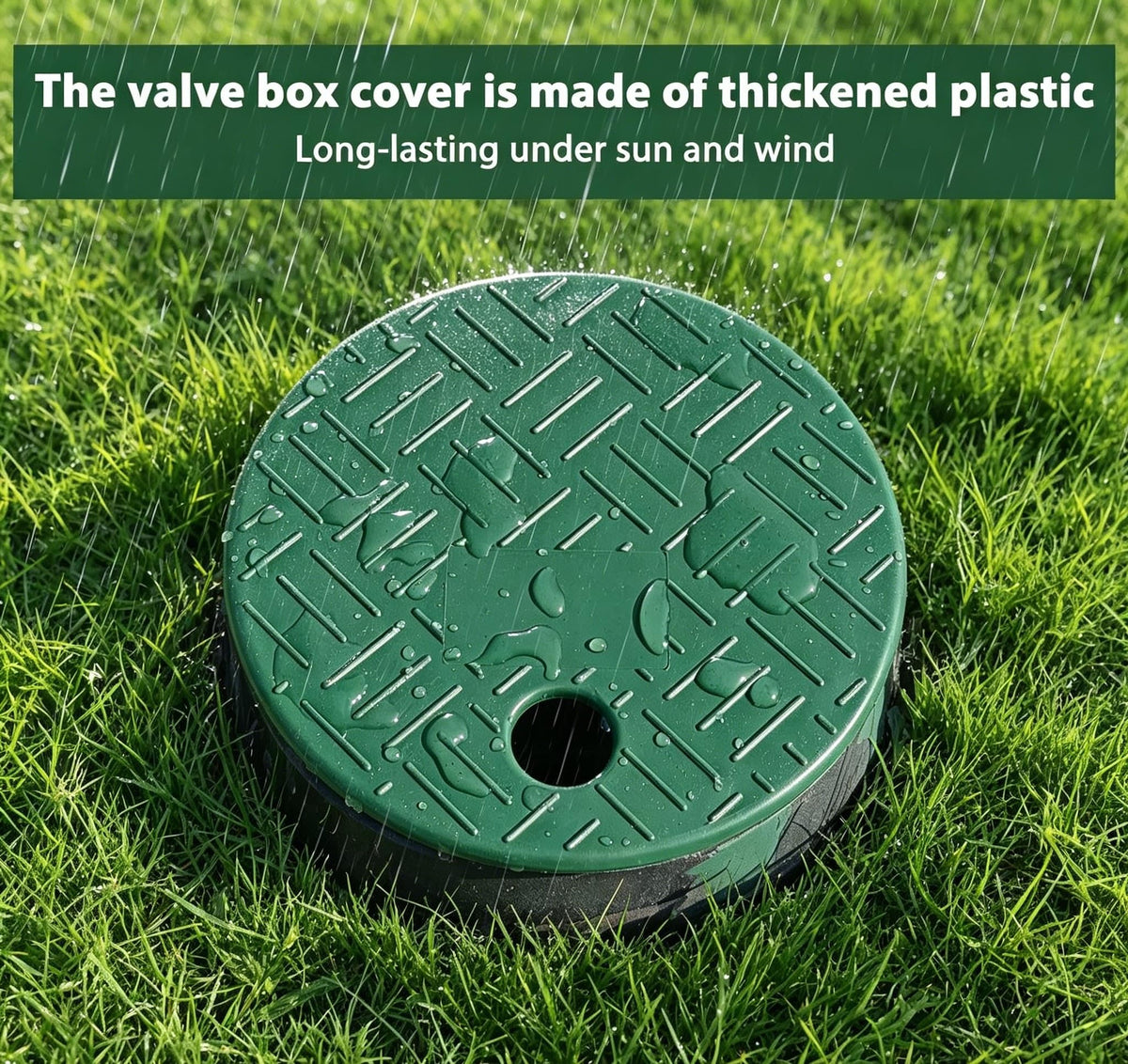 Open finger hole enables easy lifting during maintenance