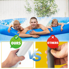 Augisteen easy-install knob-design hose simplifies connecting to pumps.