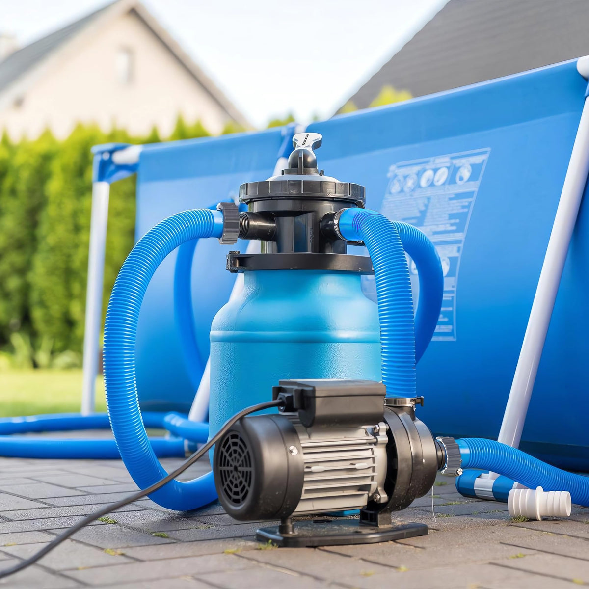 Augisteen hose pair 59 inches long for daily pool maintenance