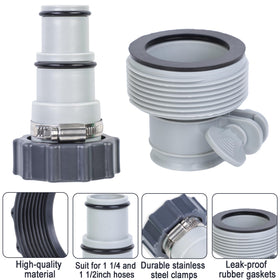 Augisteen rubber washers provide a reliable seal on pool hoses