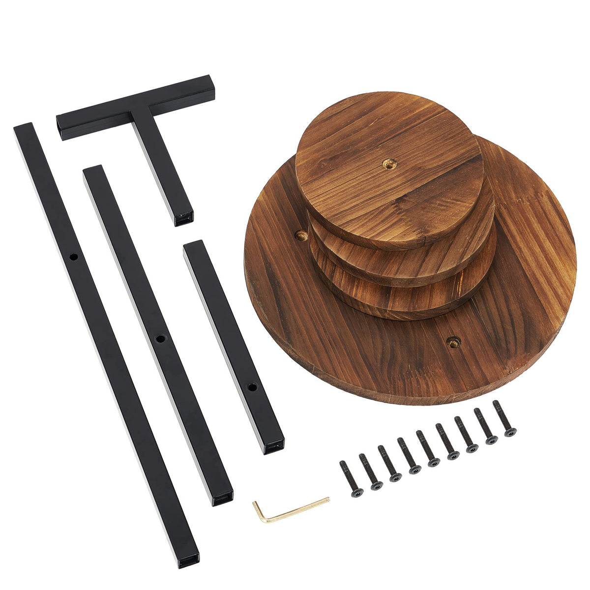 AUGOSTA non-slip stickers keep the stand stable on smooth floors.