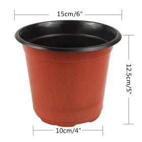 Augshy pot with 12 drainage holes ideal for seedling start and healthy root airflow.