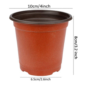 Augshy nursery pot bottom diameter 2.6 inches supports stable root growth.