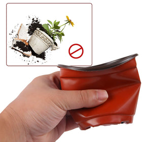 Augshy 4-inch pots detail reveals drain holes for healthy soil drainage