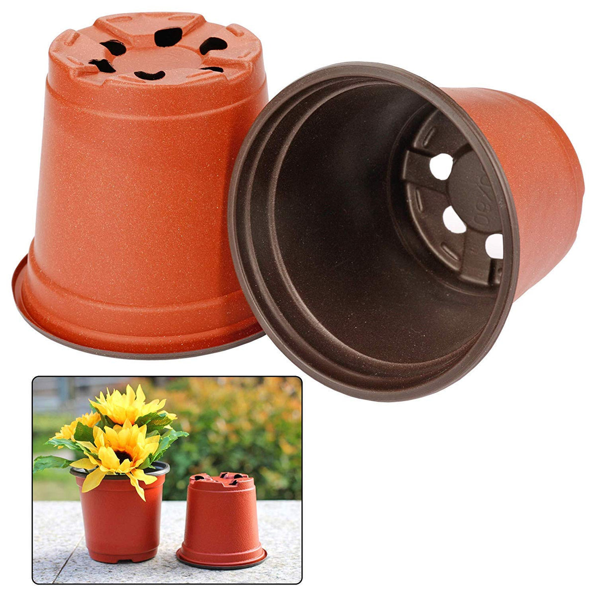 Augshy nursery pot height 3.2 inches ideal for compact seedlings.