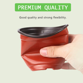 Augshy nursery pot features thickened bottom with improved drainage holes.