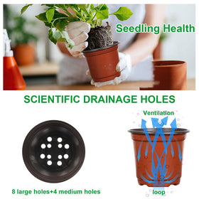 Augshy improved drainage holes promote air and water balance for roots