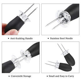 augsun ergonomic silicone handle, cool-to-touch grip for comfortable use