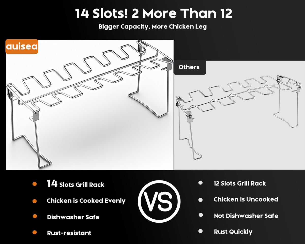 auisea rack fits ovens, grills, and smokers