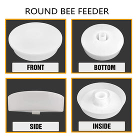AukBeeFun anti-drowning texture detail supports safe feeding for bees.