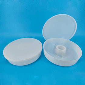 AukBeeFun rapid round bee feeder, top view for easy observation