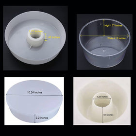 AukBeeFun transparent cup view enables clear monitoring of bee feeding.