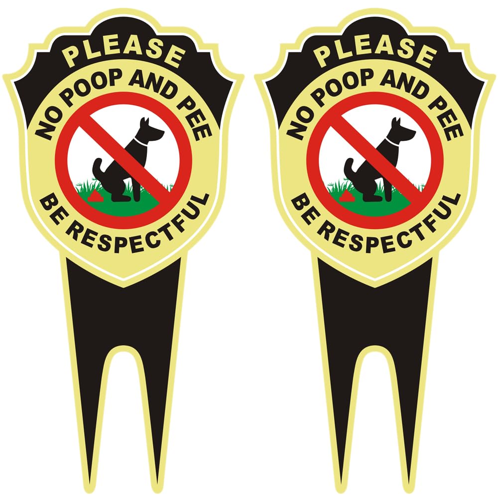 Aukstimes Please Be Respectful sign shown on dual-sided display for yards and gardens.