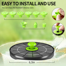 Aukuel complete kit ready-to-use for patios and ponds
