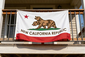 AUKUTOCO NCR flag features double-stitched edges for long-lasting performance