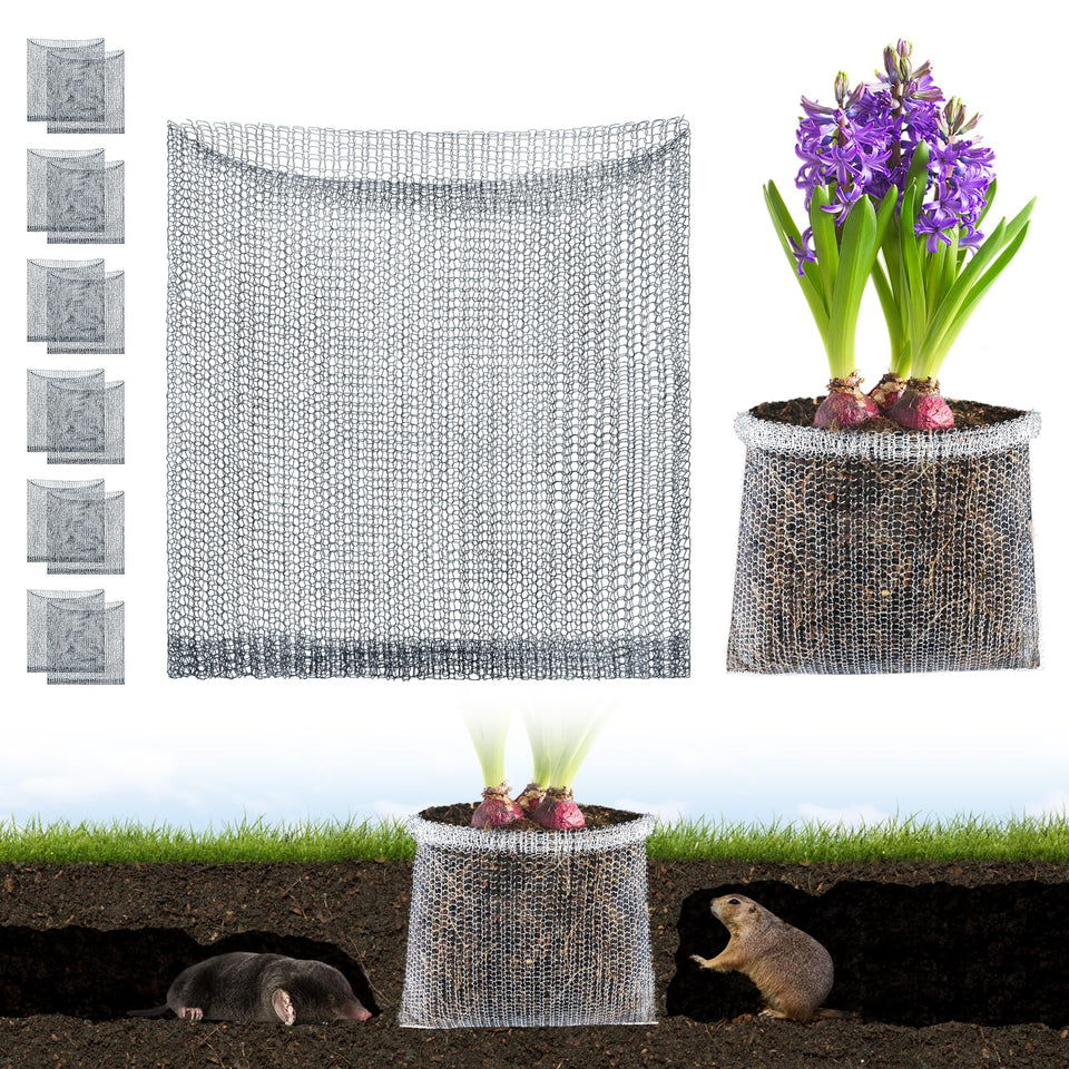 Aulock 1gal root guard basket front view protecting roots from burrowing pests.