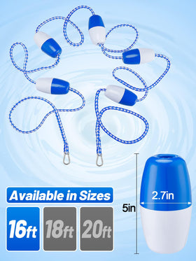 Adjustable length lets you fit pools up to sixteen feet.