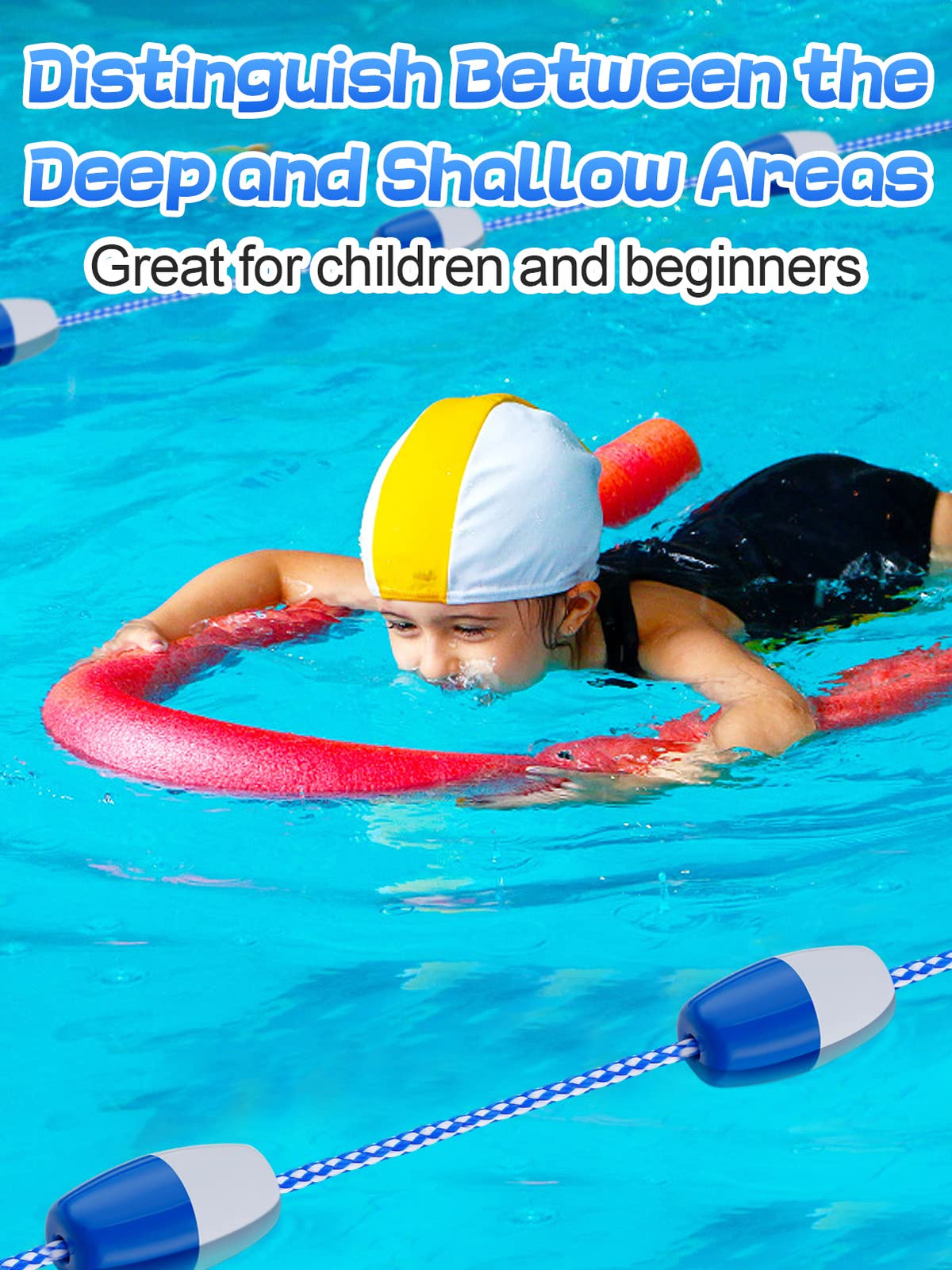 Rust-proof hardware supports both indoor and outdoor pool setups.