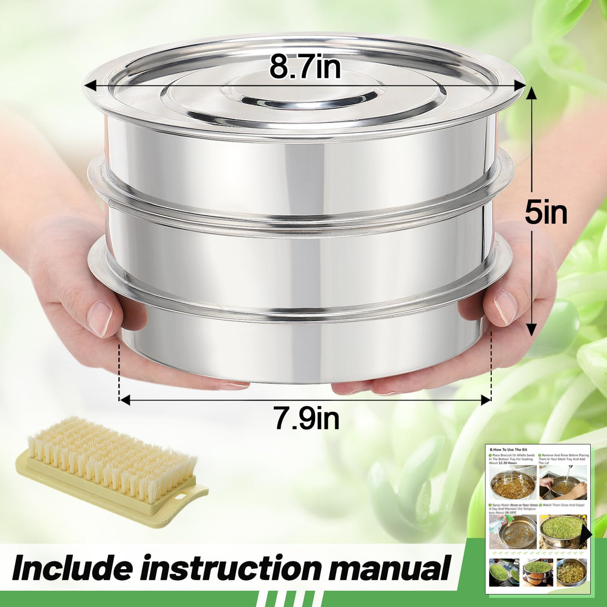 Aulock encrypted mesh keeps seeds contained while draining