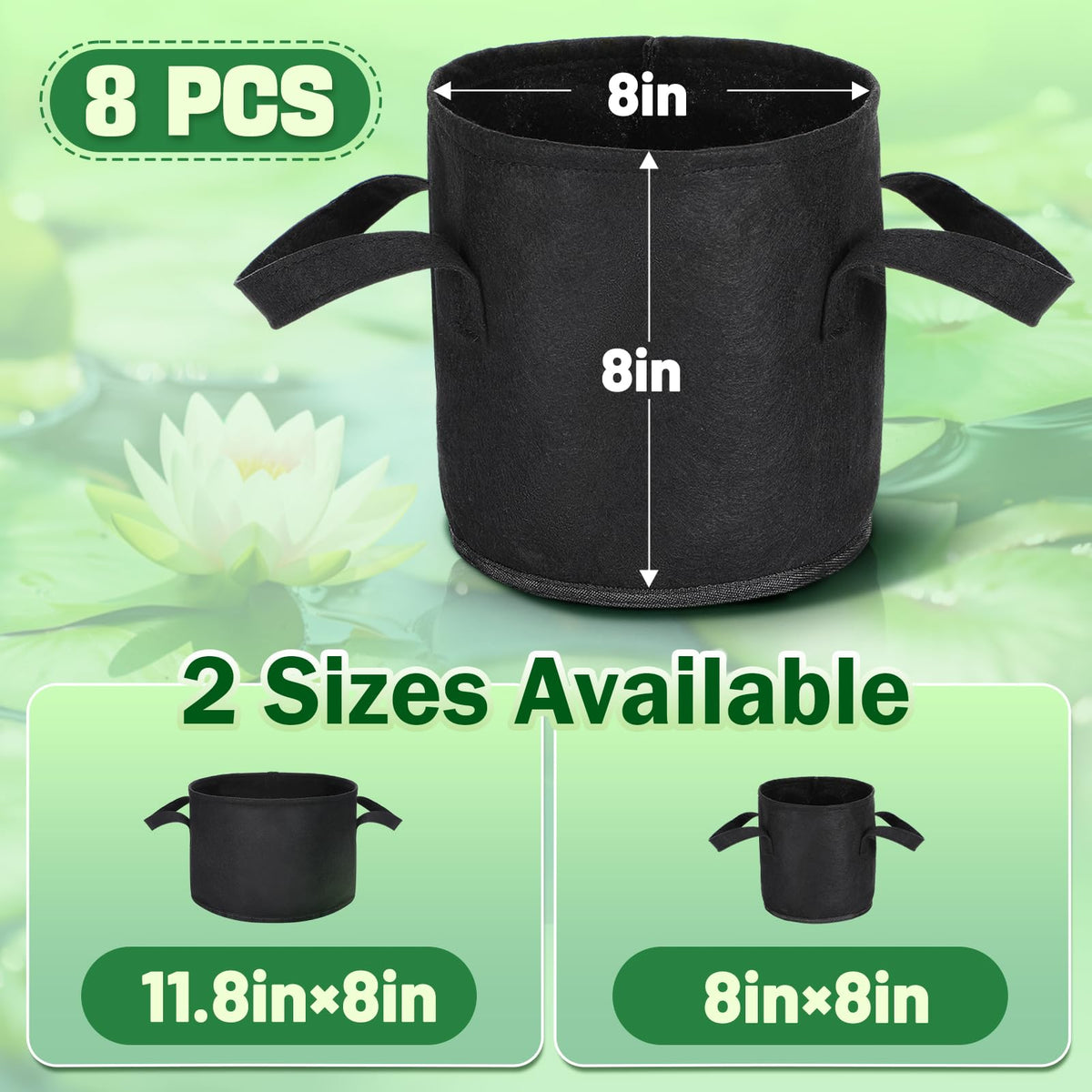 Aulock pots support water lilies and lotus in vibrant pond arrangements.