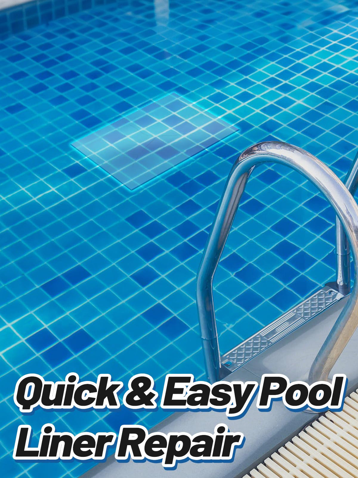 Aulock versatile patch for inflatables, pools, and tubs.