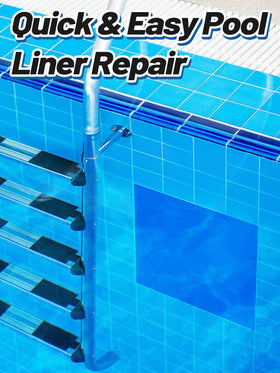 Aulock patch suitable for both in-ground and above-ground pools.