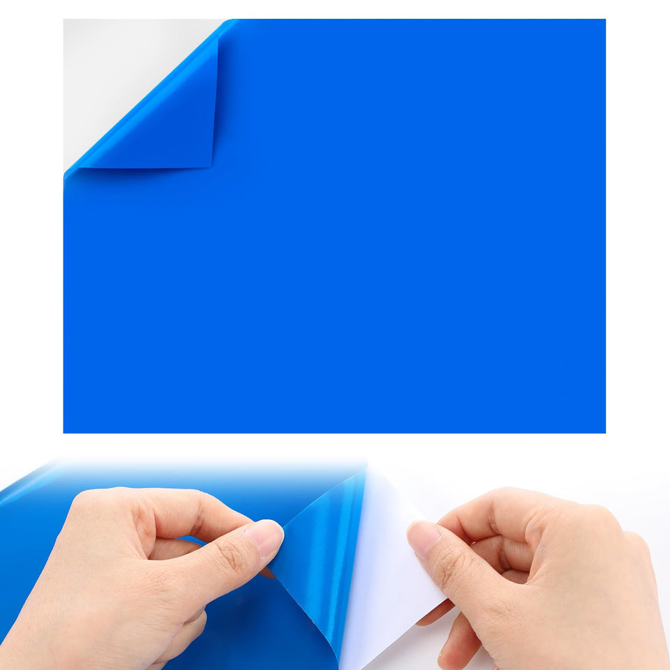 Aulock pool liner patch applied on blue liner for wide-area repair.