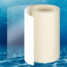 Aulock TPU patch roll for 4in by 9.8ft, ready for pool repairs.