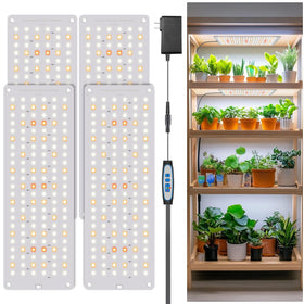 Aumtrly grow lights provide wide coverage for healthier indoor seedling growth.