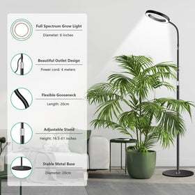 Aumtrly Grow Lights three modes and five dimming levels for growth stages