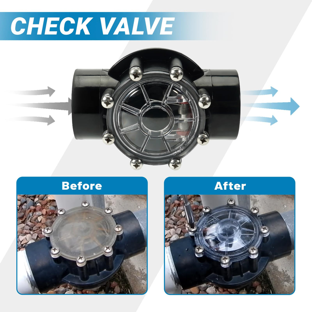 Aumzong 7305 installation-ready valve for quick pool upgrades.