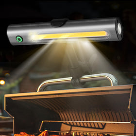 AuntyFey grill lights with magnetic base illuminate the grill surface for precise searing.