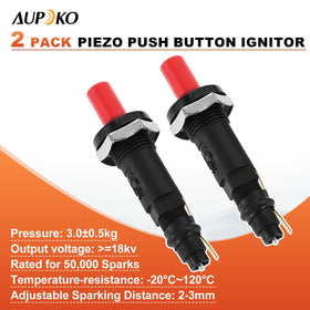 Durable sparks tested on Aupoko Piezo igniter for outdoor use.