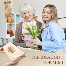 Aurahouse Mimi wind chime butterfly tag adds charming decorative detail for Mimi.