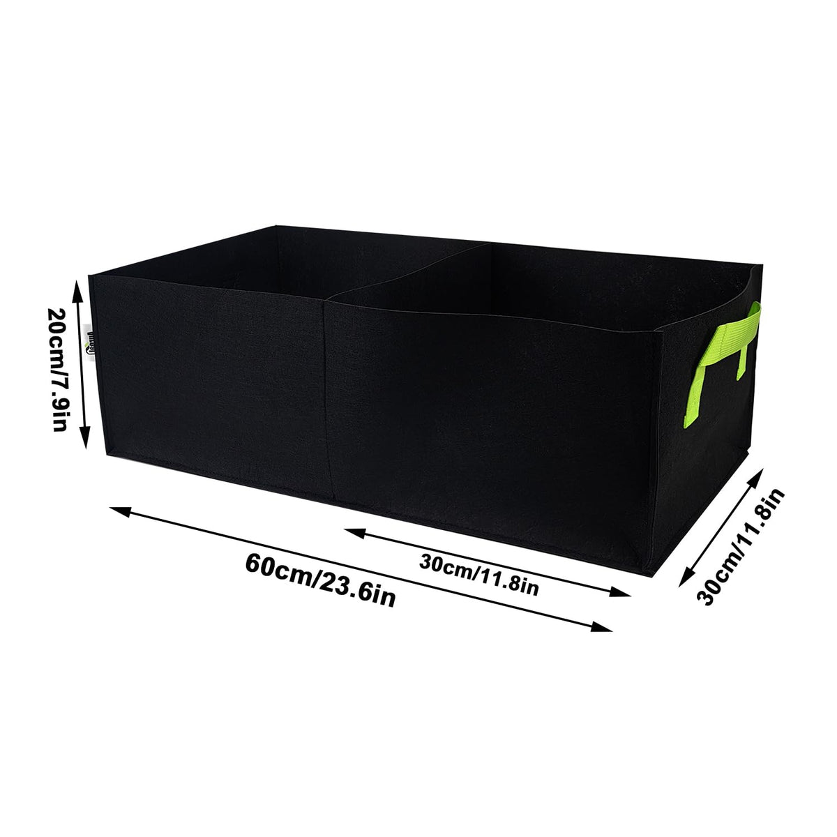Auroal breathable fabric grow bag promotes airflow to roots