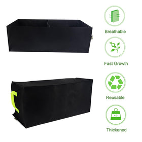 Auroal drainage-friendly grow bag provides air-permeable soil conditions
