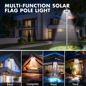 Aurolit 160 LED aurora glow highlights your outdoor space