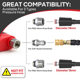 Five nozzle tips for versatile spray patterns with the AURORA CAR gun