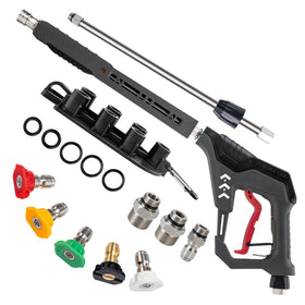 AURORA CAR pressure washer gun with 360-degree swivel for easy maneuvering