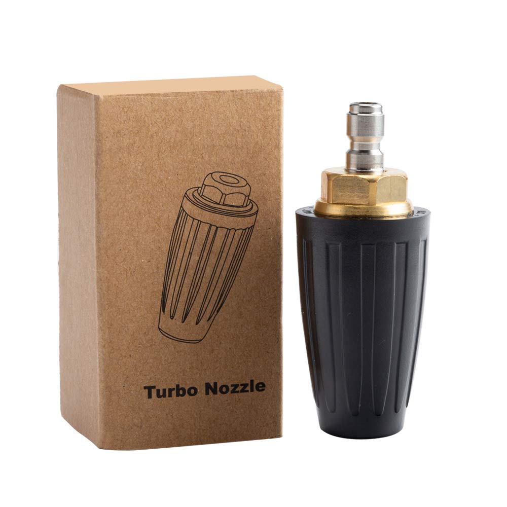 AURORA CAR turbo nozzle delivers 4000 PSI power with quick connect