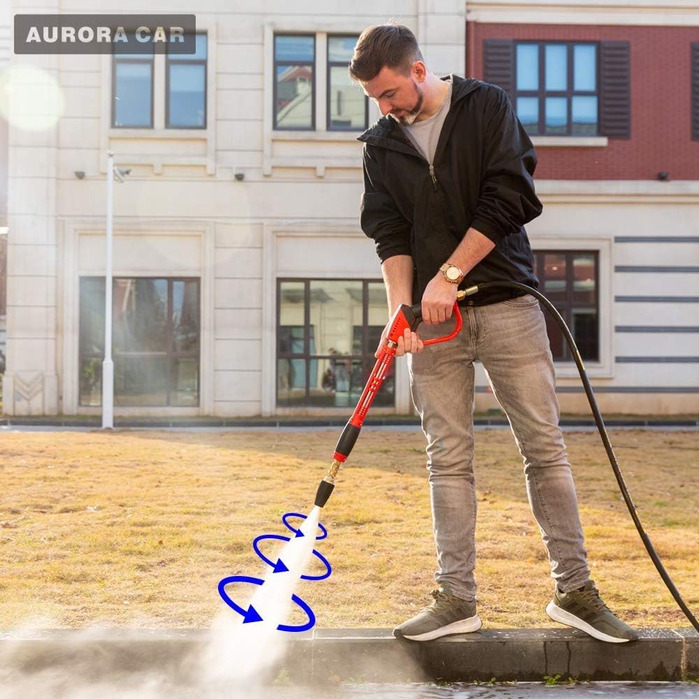 AURORA CAR vinyl siding cleaning with rotating jet