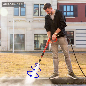 AURORA CAR vinyl siding cleaning with rotating jet