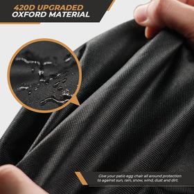Aurragiy easy to clean cover for durable outdoor storage.