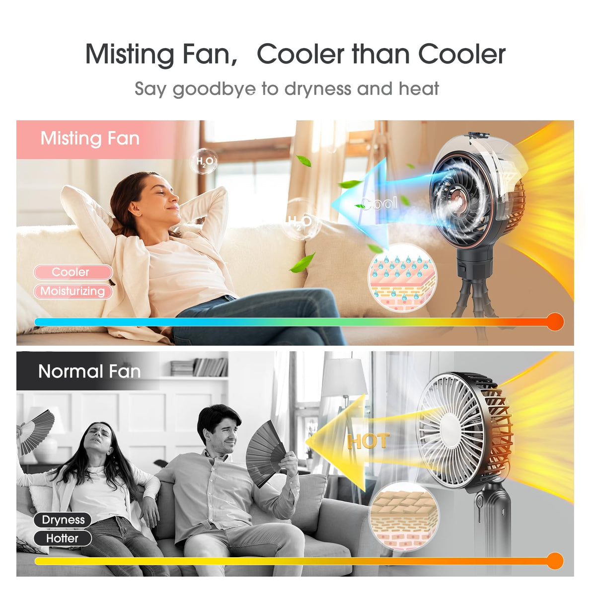 Ausic stroller fan offers 3 speeds for quiet, customizable airflow.