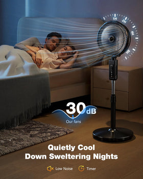 Ausic oscillating misting fan evenly distributes cooling across patios