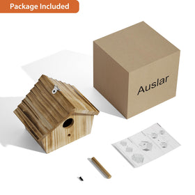 Birds inside Auslar Bird House ready for nesting viewing