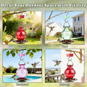 Auslar hummingbird feeder leak-proof gasket for clean outdoor use