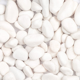 Ausluru white river rocks 1-2 inch for gardens and aquariums.