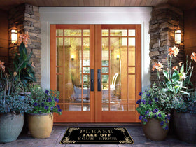 AUSTAB decorative mat for doorways creates a welcoming ambiance without overpowering decor.