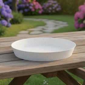 Austin Planter 16-inch saucer with drainage edges supports water management